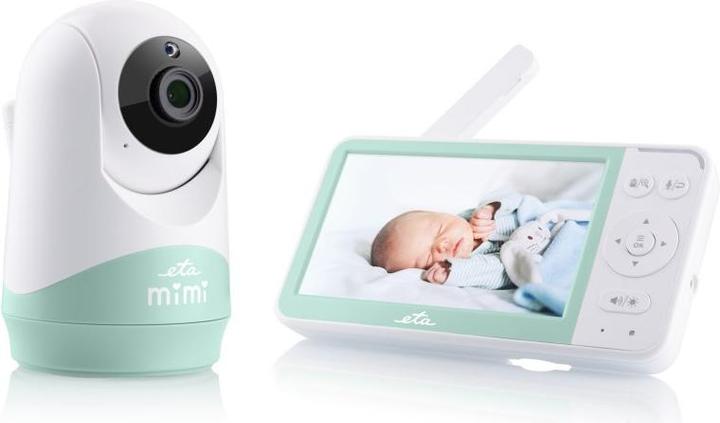 ETA | Baby Monitor | 530690000 MIMI | Flexible camera | White/Green (Babyphone mit Kamera, 50 m)