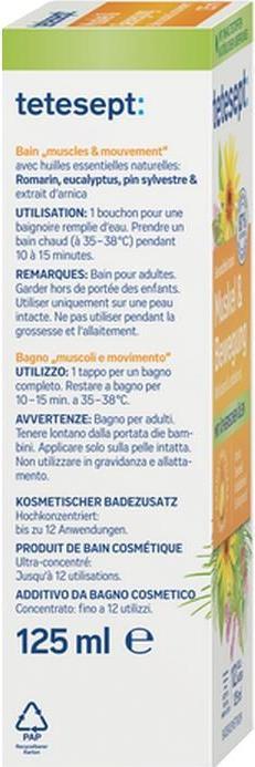 Produktbild Tetesept Muskel & Bewegung 125 ml (125 ml, Badeöl)