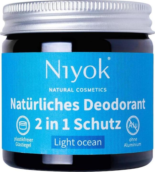 Immagine prodotto Niyok Crema deodorante Oceano chiaro (Crema, 40 ml)