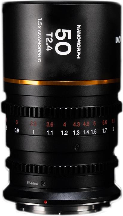 Immagine prodotto Venus Optic Lunghezza focale fissa Nano 1.5X 50mm T/2.4 (ambra) - DJI DL (Dji DL Mount)