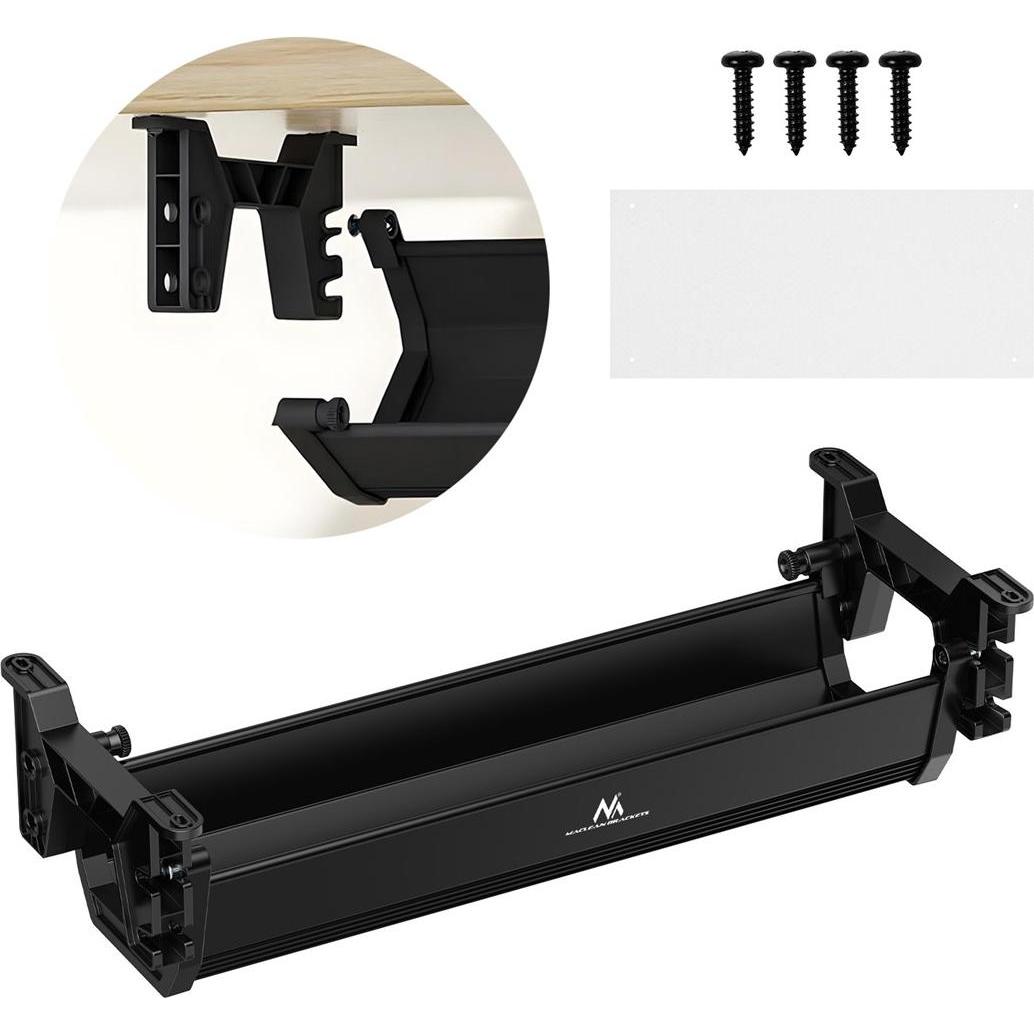 Maclean, Portacavi, Organizer Podbiurkowy Na Kable/ Przedłużacz Max. Obciążenie 5kg Carny Mc-106 B