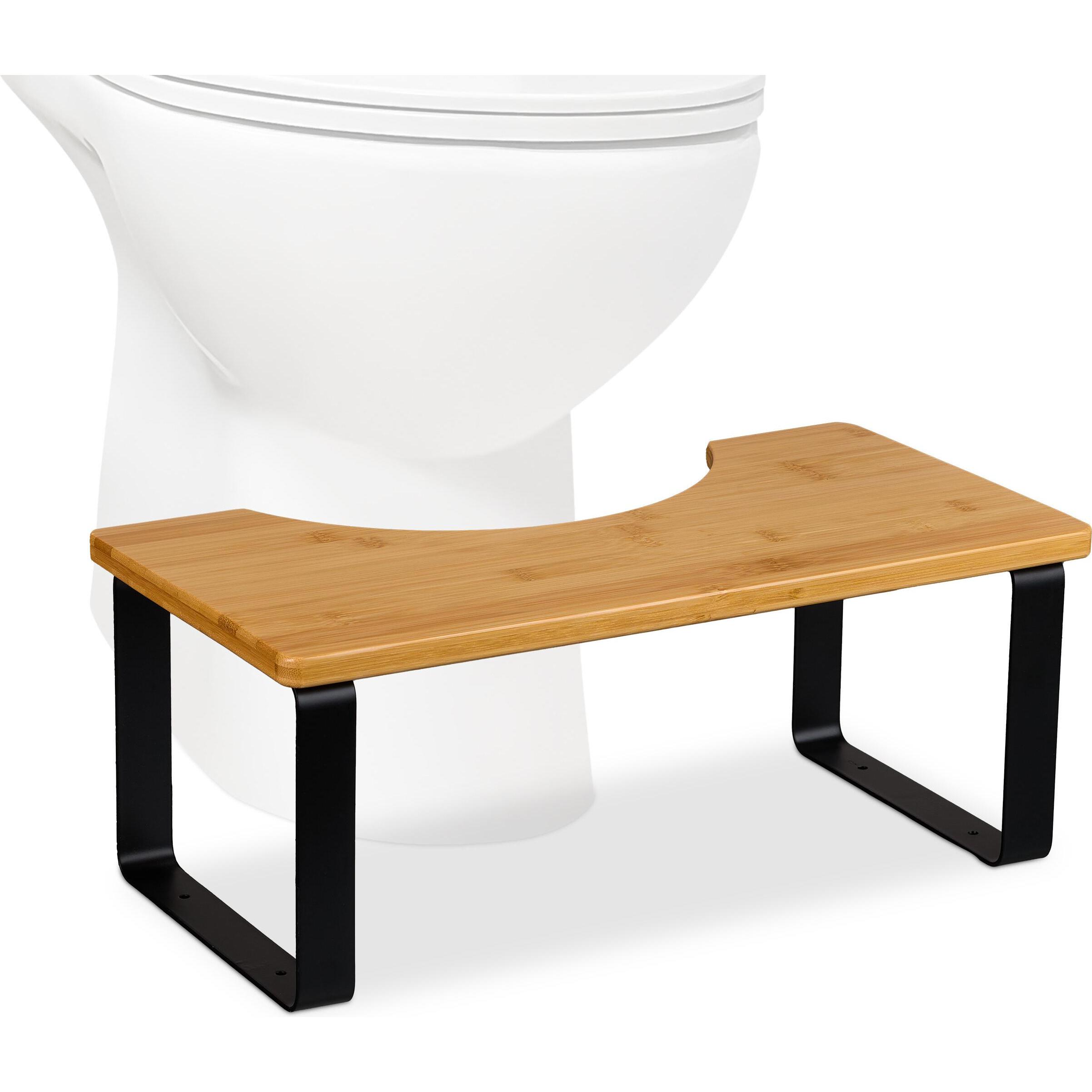 Relaxdays, Hocker + Pouf, Toilettenhocker