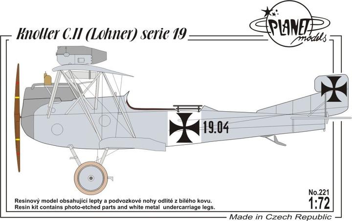 Actual product image Planet Models Knoller C.II Lohner Series 19