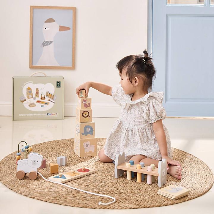 Image du produit PolarB Coffret Bébé – Coffret de jouets d'éveil pour bébés et tout-petits (0-18 mois)