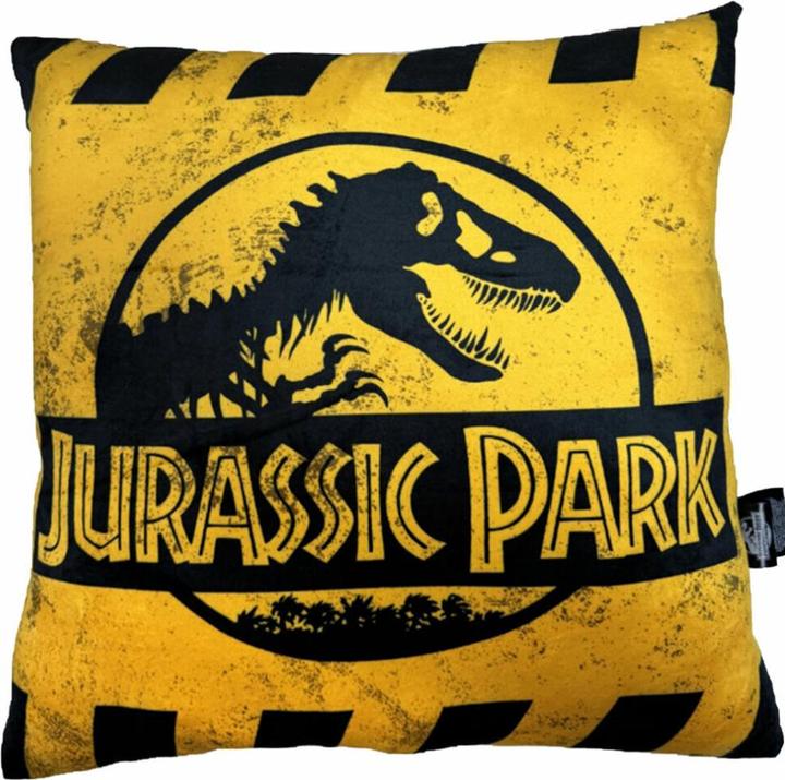 SD Toys JURASSIC PARK - Caution Logo - Coussin '40x40x1cm'