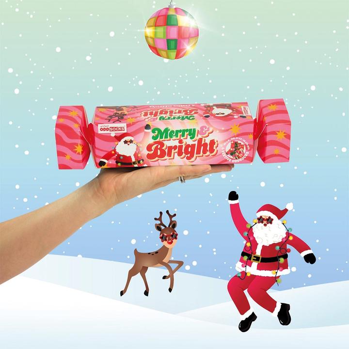 Produktbild United Oddsocks Weihnachtssocken Merry & Bright 37-42 (37 - 42)