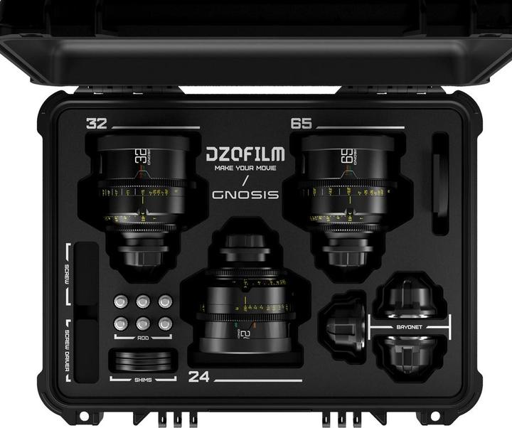 Dzofilm Gnosis 3-Lens Kit (Macro 24/32/65 T2.8) impérial (PL, Plein format)