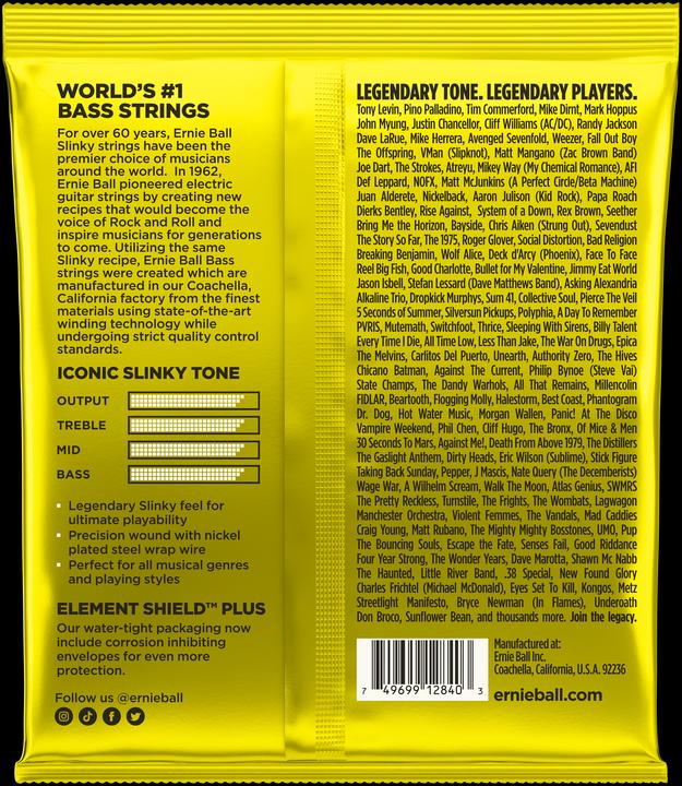 Valori nutrizionali e ingredienti Ernie Ball Slinky Beefy (4 x, Spigola, 0.13")