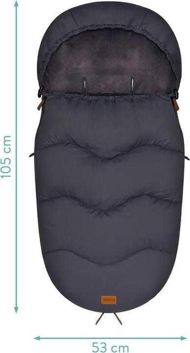 Produktbild Fillikid Winterfusssack Ogre grau