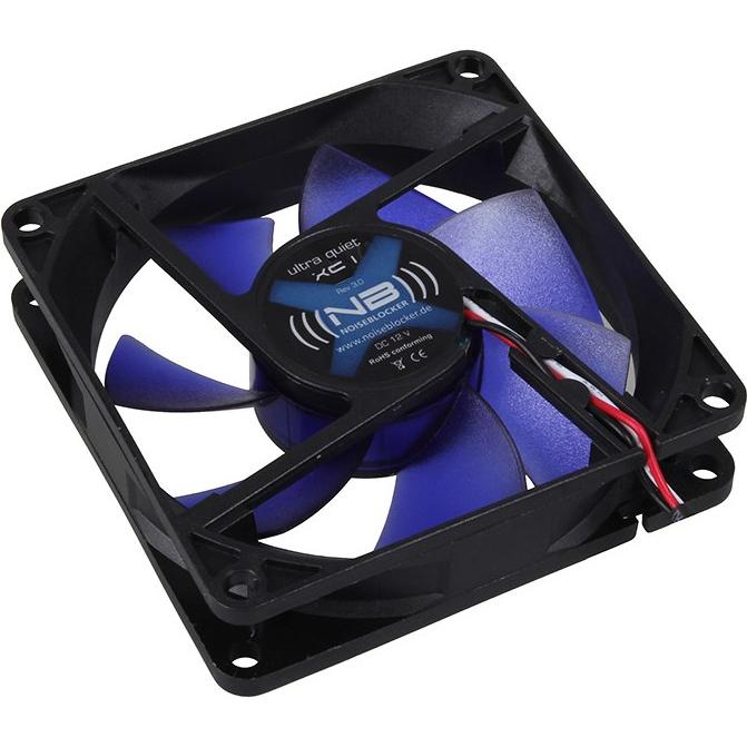 Thumbnail - Noiseblocker NB-BlacksilentFan XC1 (80 mm, 1 x), PC Lüfter, Schwarz