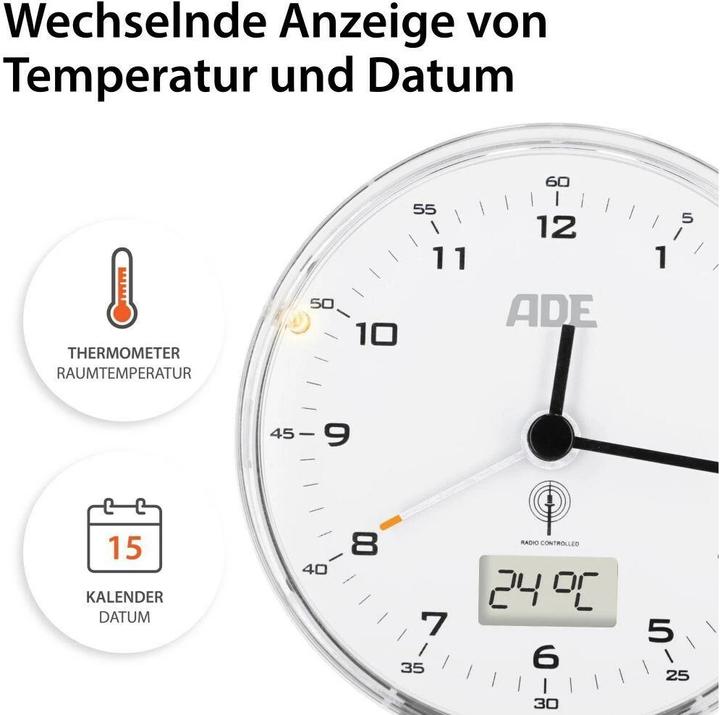 Image du produit ADE Réveil radio 8.1 x 4 cm