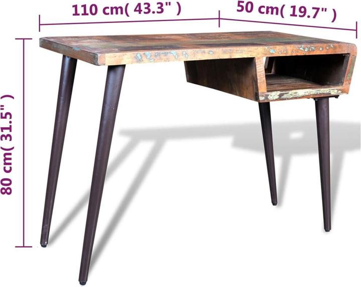 Image du produit vidaXL Schreibtische (50 x 50 x 80 cm)