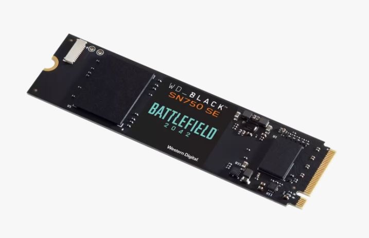 Produktbild WD Black SN750 SE Battlefield 2042 PC Game Code Bundle (1000 GB, M.2 2280)