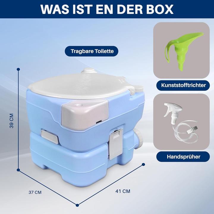 Produktbild SereneLife Tragbare Campingtoilette