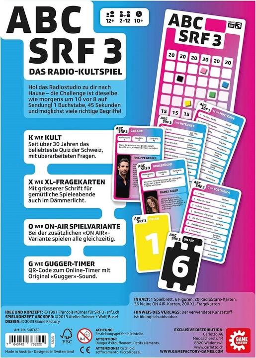 Immagine prodotto Game Factory ABC SRF 3 Originale (d) (Tedesco)
