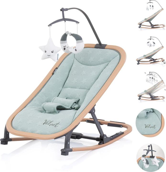 Chipolino Baby bouncer Velvet foldable