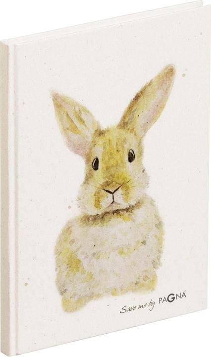 Actual product image Pagna Notebook A5/64BL dotted rabbit Save me (A5, Dotted, Soft cover)