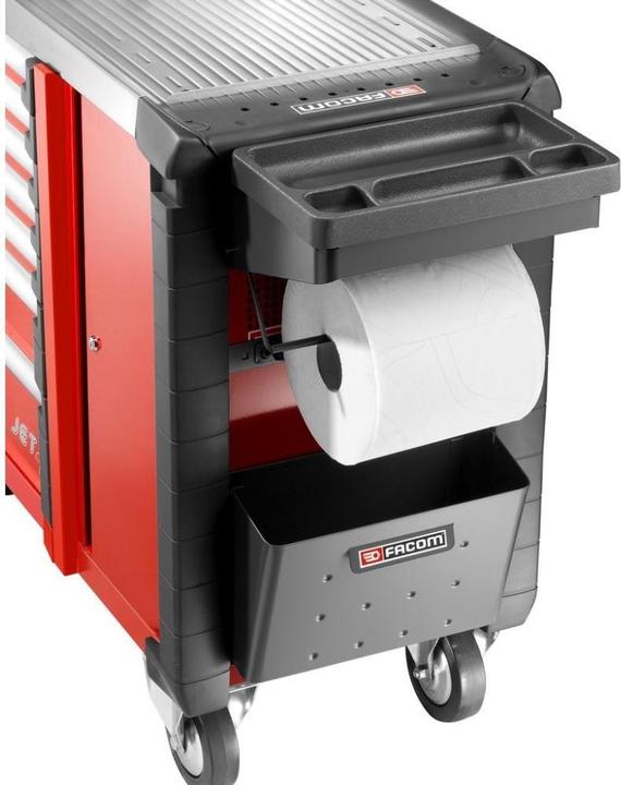 Actual product image Facom JET.A5-1GXL magnetic table with compartments Paper roll holder