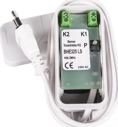 Immagine prodotto Berner Mini trasmettitore portatile BHE325 (frequenza 868 MHz, accessorio per operatori di porte, 2 (Attuatore di riscaldamento)