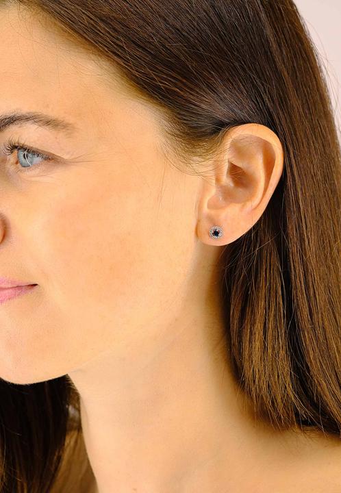 Actual product image Muau Stud earrings (750/18K white gold)