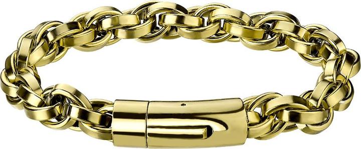 Produktbild Star Piercing Armband vergoldet Seilkette (22 cm, ohne Messing, Chirurgenstahl 316L)