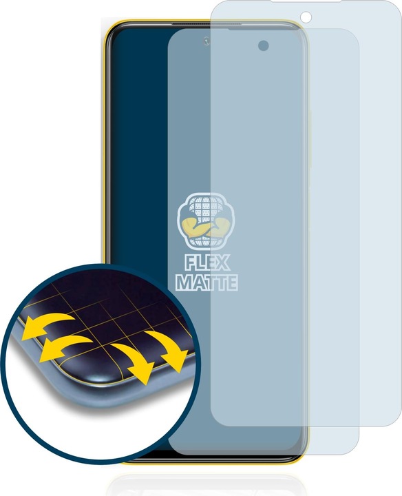 Immagine prodotto BROTECT Full-Cover Pellicola Opaca (2 Pezzo/i, Xiaomi Poco M3 Pro 5G)