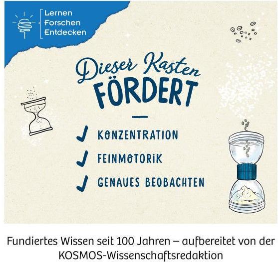 Image du produit Kosmos Boîte à expériences Apprendre, rechercher, découvrir : horloge à tamis