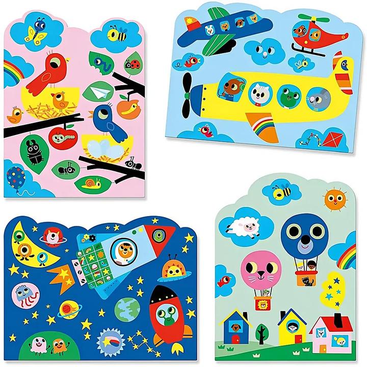 Actual product image Djeco Magic colouring pictures sky