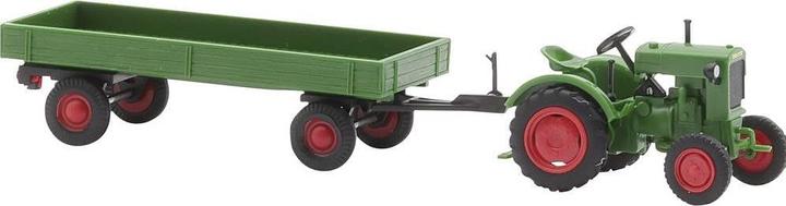 Produktbild Busch 54102 H0 Landwirtschafts Modell Deutz F1M 414 mit landwirtschaftlichem Anh