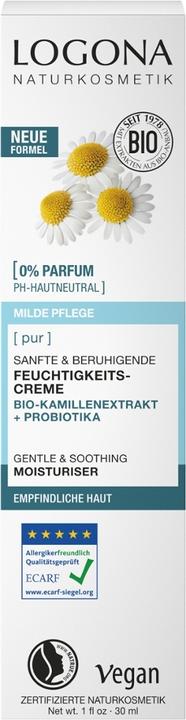 Produktbild Logona Pur Feuchtigkeitscreme (30 ml, Gesichtswasser)