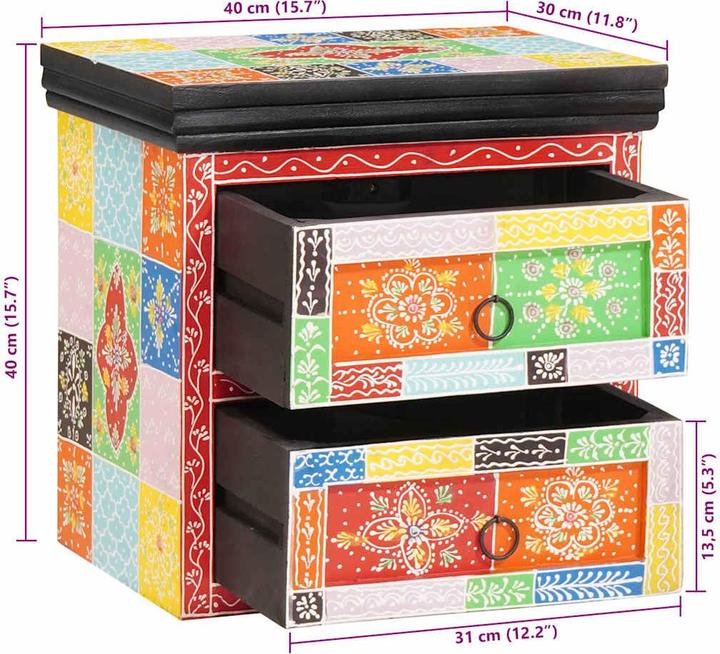 Image du produit vidaXL Table de chevet (40 x 30 x 40 cm)