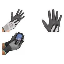 Thumbnail - Hygostar, Schutzhandschuhe, Schnittschutzhandschuh CUT SAFE TOUCH, XL Spezialfaser Strickhandschuh, Innenhand & Fingerku...