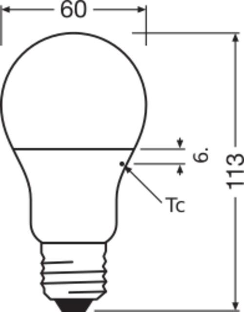 Productafbeelding Osram LED-lamp (E27, 8.80 W, 806 lm, 1 x, F)