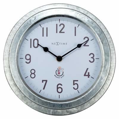 Produktbild Nextime Thermometer Lily Ø 22 cm, Silber