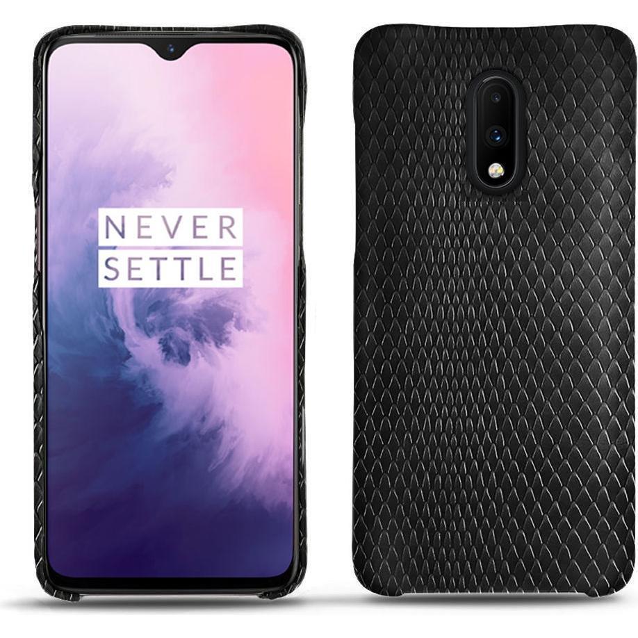 Noreve Lederschutzhülle (OnePlus 7), Smartphone Hülle, Schwarz