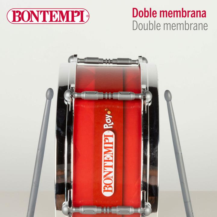 Actual product image Bontempi Trommel Kunststoff 31 x 15 x 31 cm Rot (4 Stück)