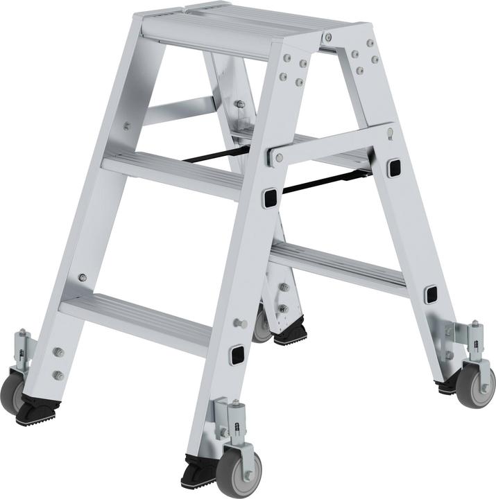 Image du produit Munk Stepladder avec marches, les deux côtés (Échelle deux plans, 220 cm)