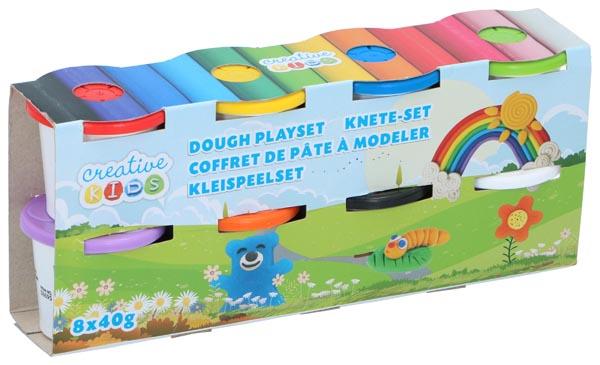 Creative kids Knete Spielset 8x40g