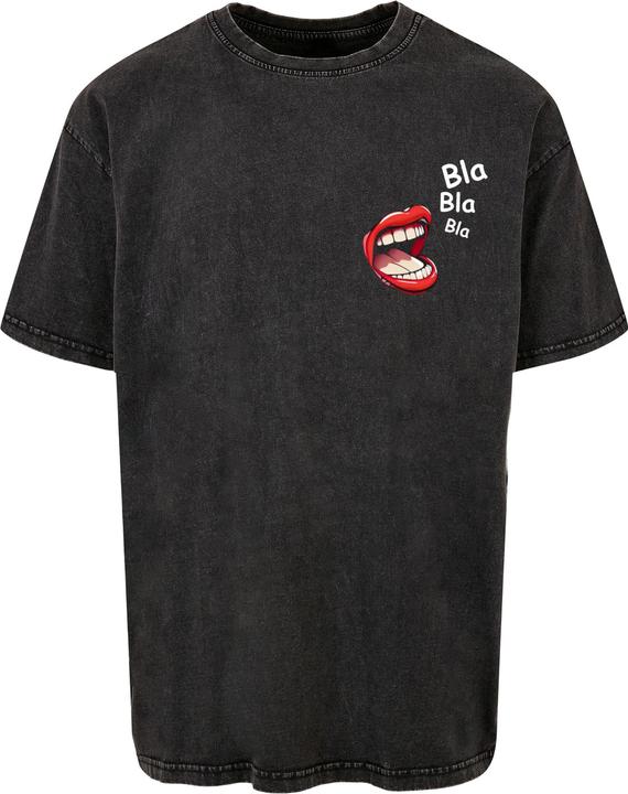 Actual product image Merchcode Bla Bla Bla Comic Acid Washed Oversized Tee - 112879 (L)