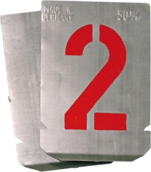 Produktbild Sellmer Schriftschablone 0-9 5cm