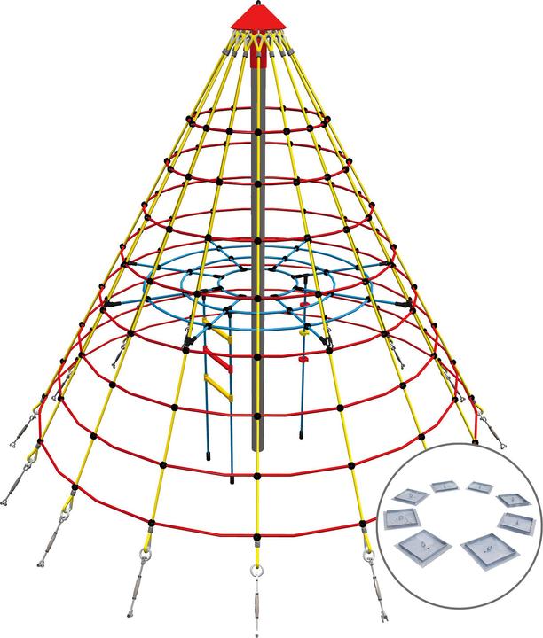Produktbild Huck Seiltechnik Cheops-Pyramide Mini