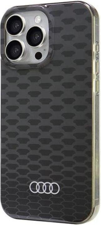Actual product image Audi IML Stitching Pattern MagSafe iPhone 16 Pro Max 6.9" czarny/black hardcase AU-IMLMIP16PM-Q5/D3- (Apple iPhone 16 Pro Max)