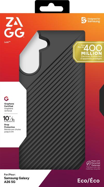 Actual product image Zagg Luxe Case For Galaxy A26 5G Black (Samsung Galaxy A26)