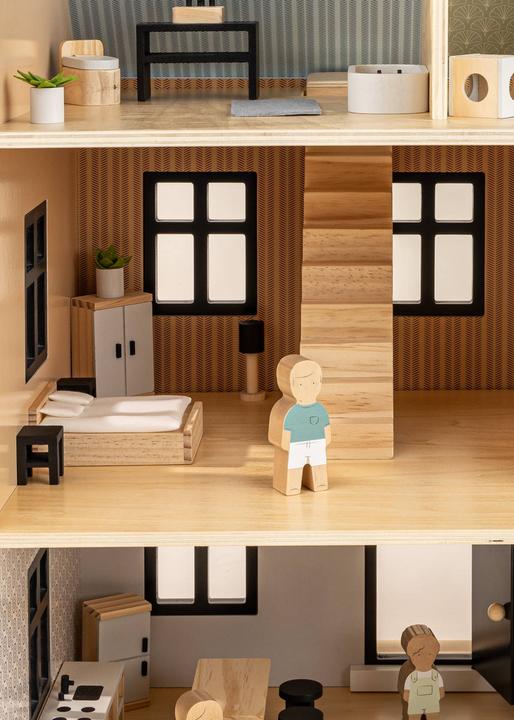 Immagine prodotto Coco Village Puppenhaus Aus, Möbel Und Zubehör Das Hauptschlafzimmer (9)