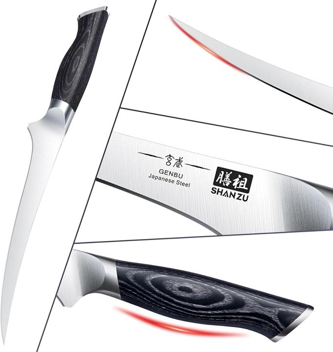 Produktbild Shan Zu Genbu Filetiermesser (18 cm)