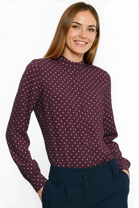 Produktbild Nife Damenbluse mit Polka-Dots (34)