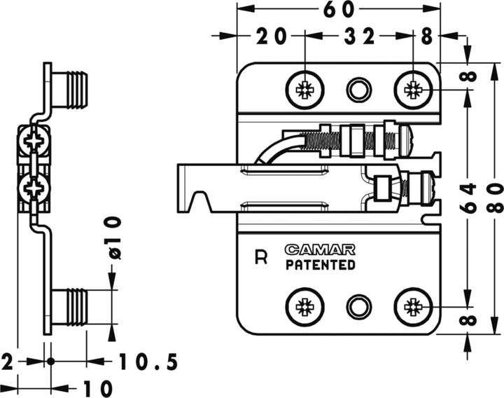 Productafbeelding Camar Hangende plaat (1 Pcs.)