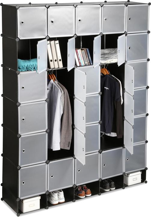 Actual product image Relaxdays XXL Modular Wardrobe (180 x 46.5 x 234 cm)