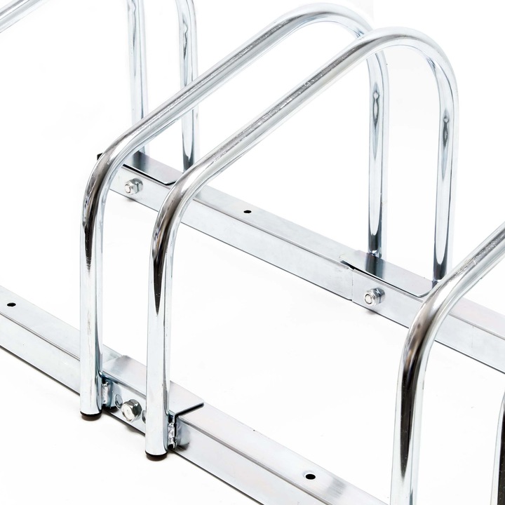 Produktbild Wiltec Fahrradständer 4 Fahrräder 95x33x27cm verzinkt Wandmontage Fahrrad