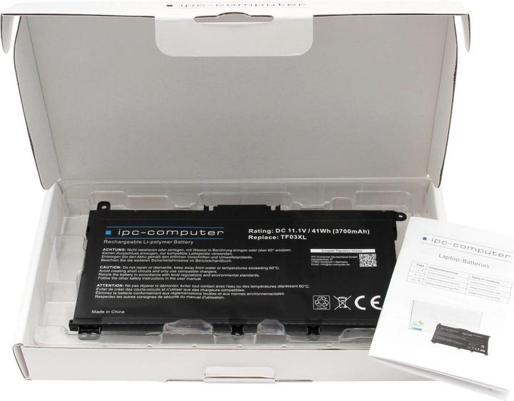 Actual product image IPC 920070-855 (3 cubicles, 3700 mAh)